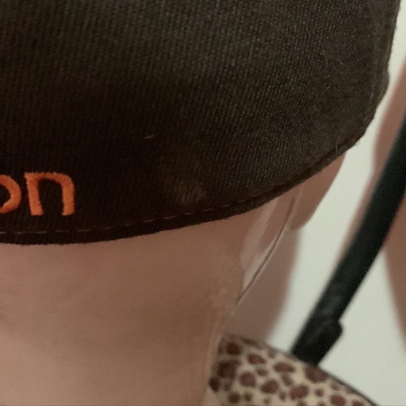 💋3/30 Burton brown and orange flex fit ball hat 210 fitted - Picture 4 of 6
